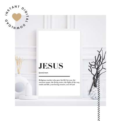 JESUS - DIGITAL WALL ART