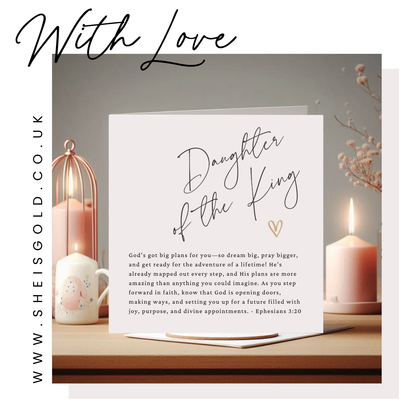 DAUGHTER - GOD’S GOT BIG PLANS FOR YOU - GREETING CARD