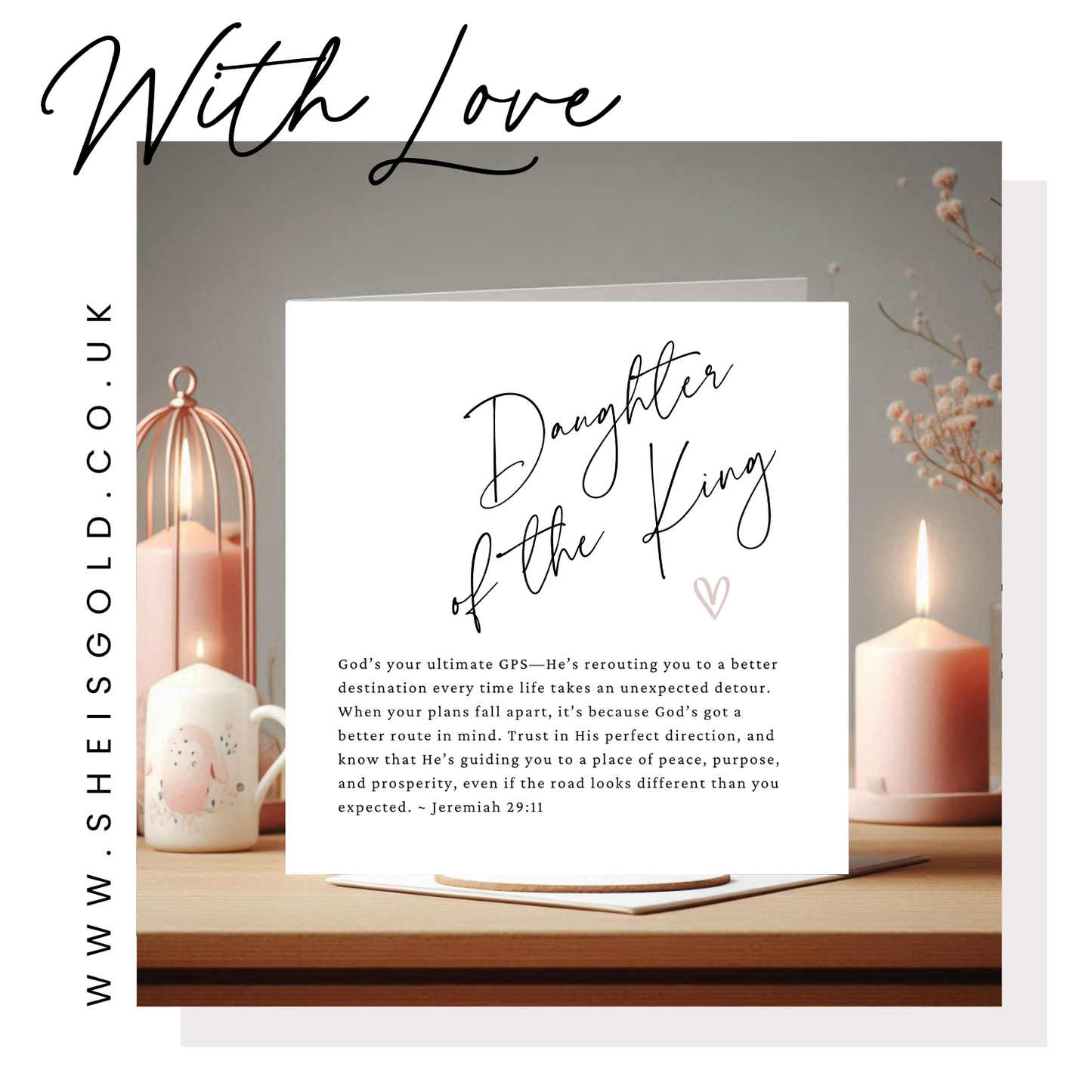 DAUGHTER - GOD IS YOUR ULTIMATE GPS - GREETING CARD