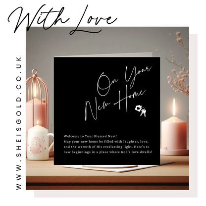 ON YOUR NEW HOME - WELCOME TO YOUR BLESSED NEST - GREETING CARD