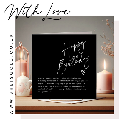 HAPPY BIRTHDAY - FOR SIGNIFICANT OTHER - GREETING CARD