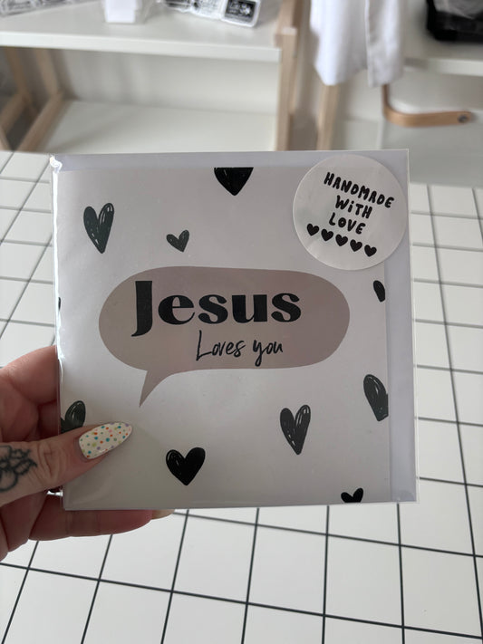 JESUS LOVES YOU - CARD