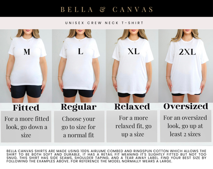 GRIT AND GRACE - BELLA & CANVAS - WHITE CREW NECK T-SHIRT