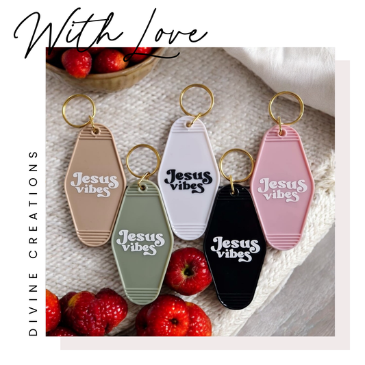 JESUS VIBES - MOTEL KEYCHAINS