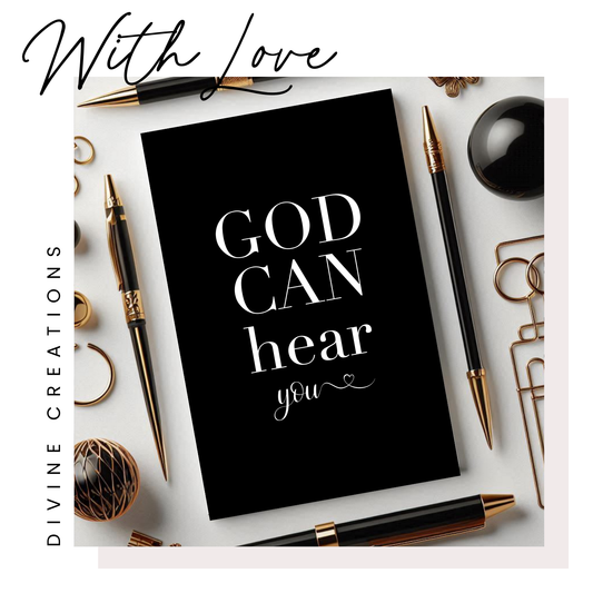 GOD CAN HEAR YOU- POSTCARD