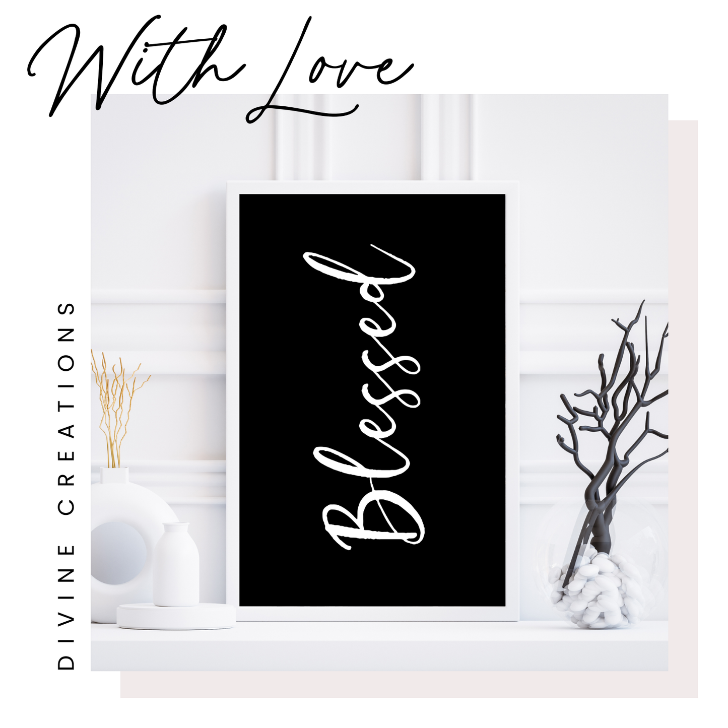 BLESSED - WALL ART