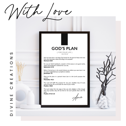 GOD’S PLAN FOR YOUR LIFE VOL 2 - WALL ART