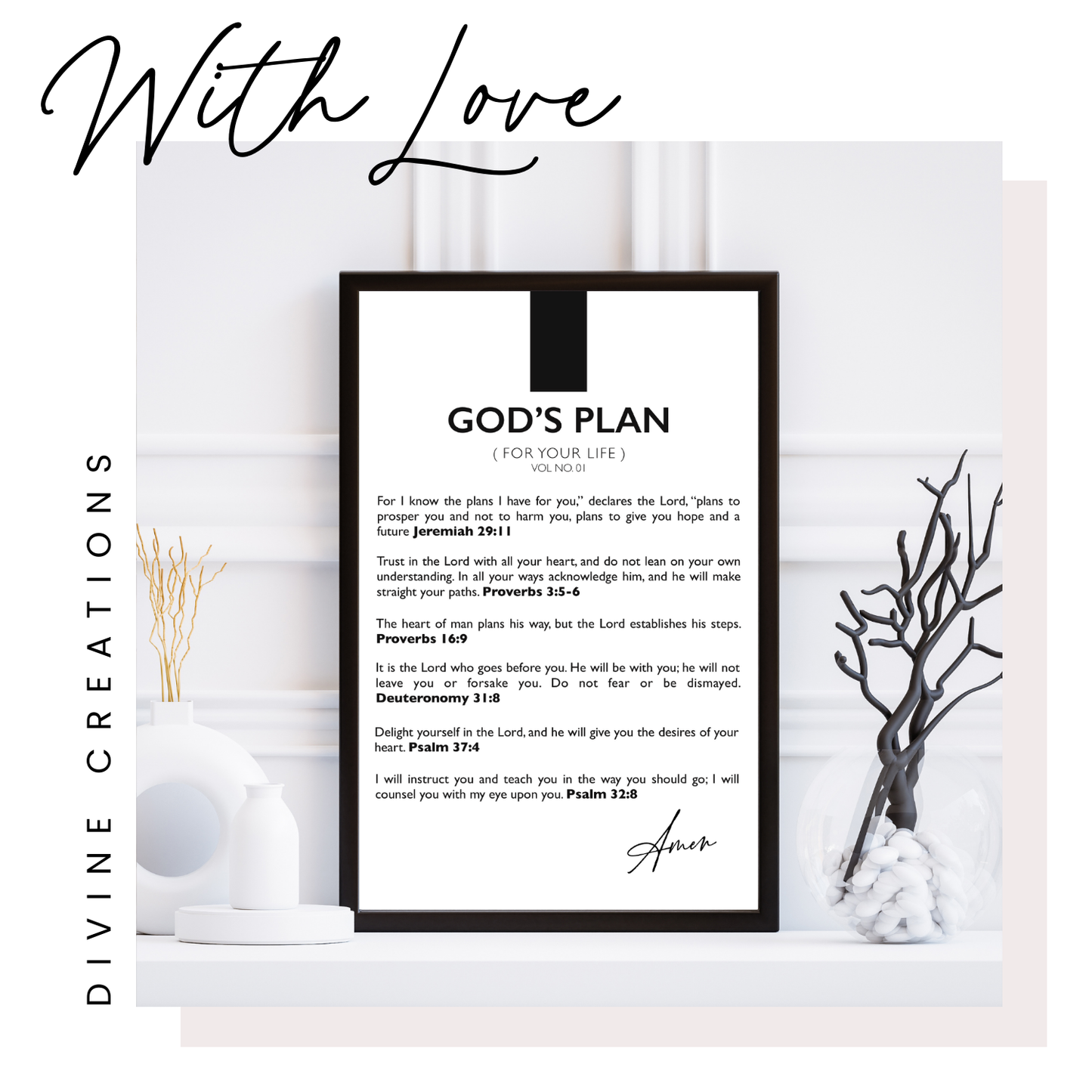 GOD’S PLAN FOR YOUR LIFE VOL 1 - WALL ART