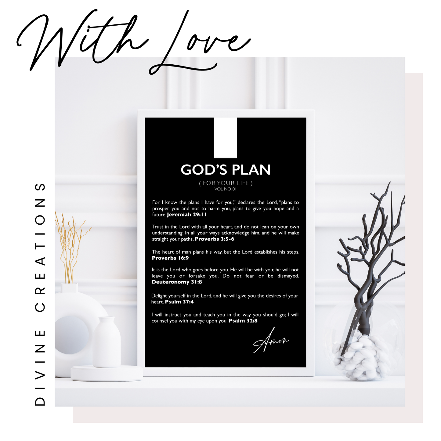 GOD’S PLAN FOR YOUR LIFE VOL 1 - WALL ART