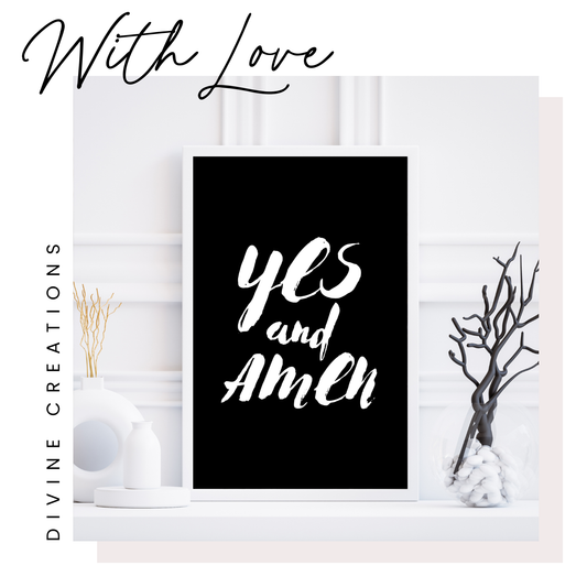 YES AND AMEN - WALL ART