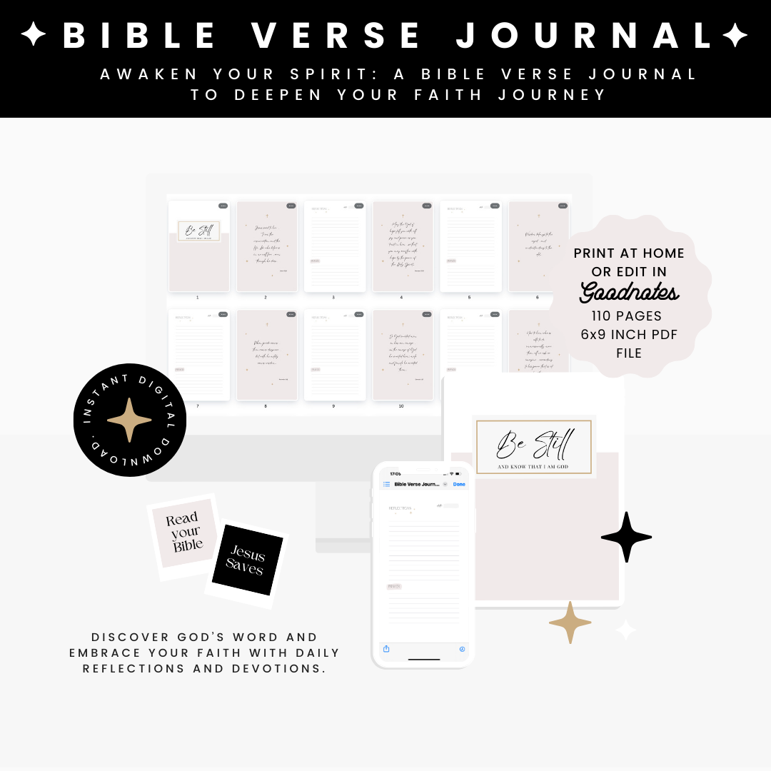 AWAKEN YOUR SPIRIT: DIGITAL BIBLE VERSE JOURNAL - DIGITAL