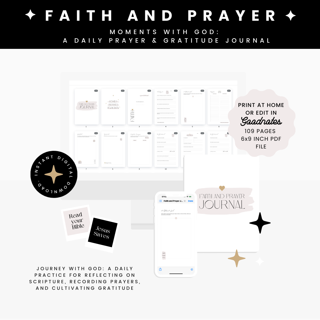 FAITH & PRAYER JOURNAL: MOMENTS WITH GOD - DIGITAL