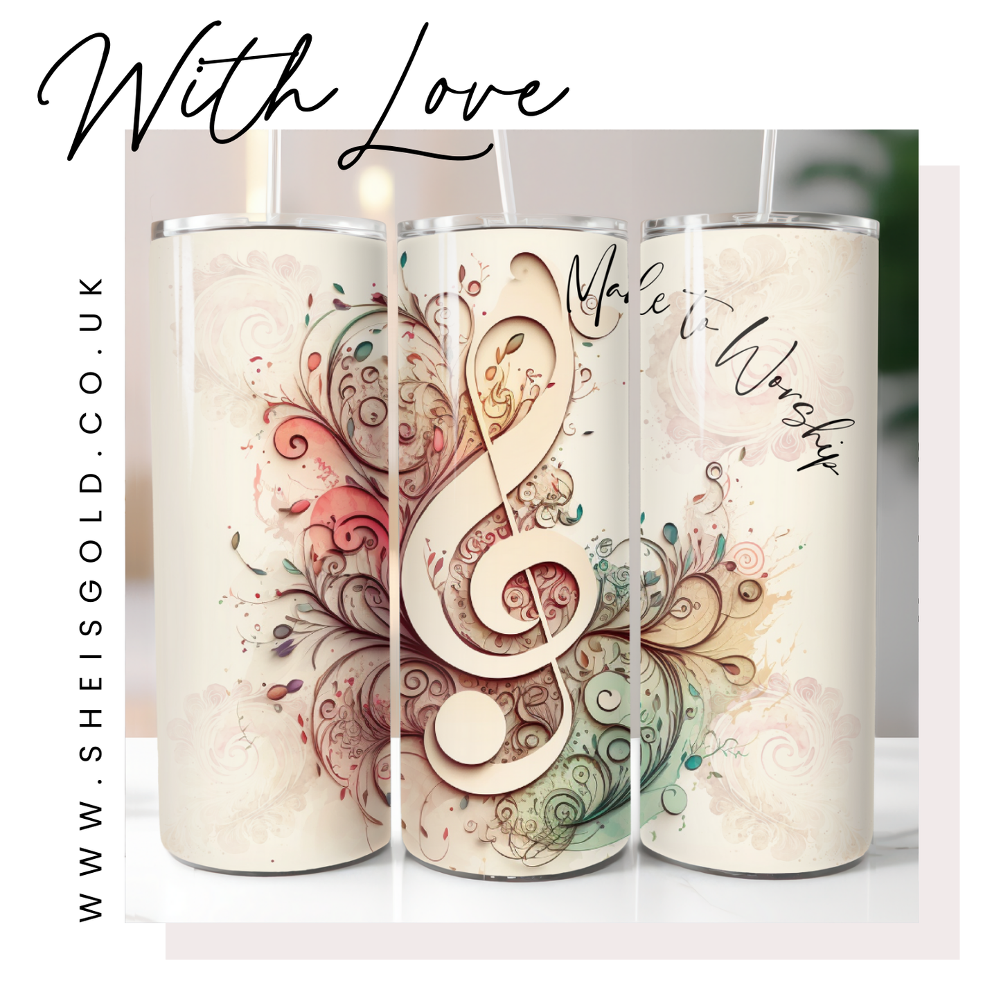 MADE TO WORSHIP - 20 oz TUMBLER