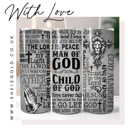 MAN OF GOD - 20 oz TUMBLER