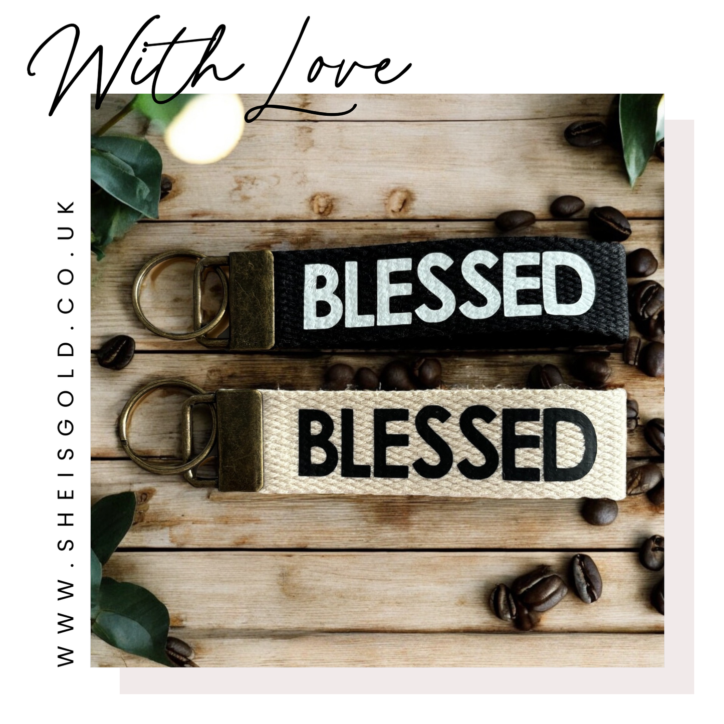 BLESSED WRISTLET - COTTON WRISTLET/KEYCHAIN