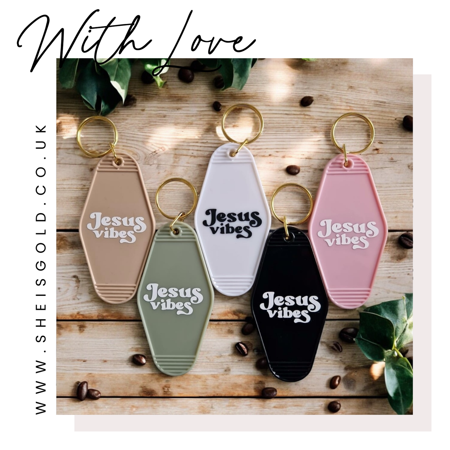 JESUS VIBES - MOTEL KEYCHAINS