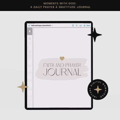 FAITH & PRAYER JOURNAL: MOMENTS WITH GOD - DIGITAL